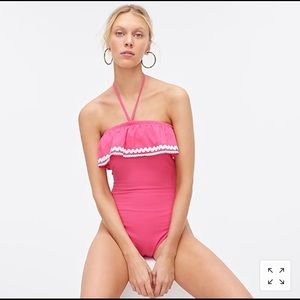 NWT J Crew bandeau bathing suit